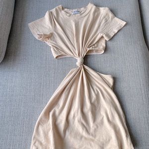 Lna Tie Cotton Dress - image 1